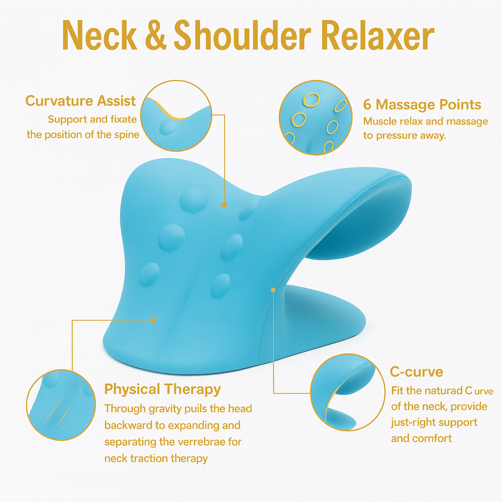 Shaped Pillow Neck Relaxer